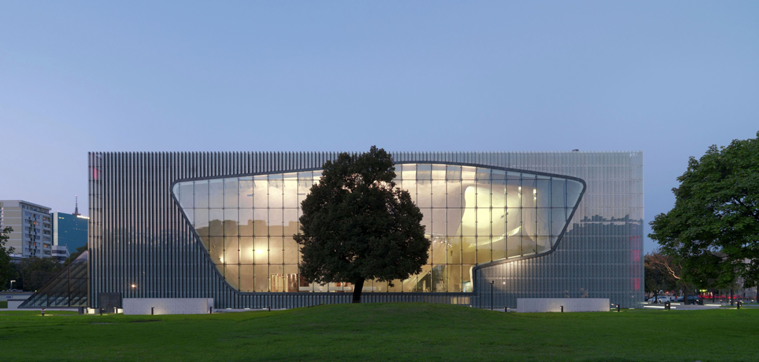 Medium museum of the history of polish jews in warsaw building 0010