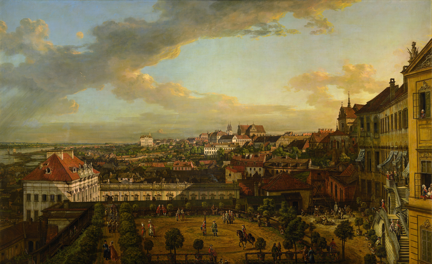 Medium bernardo bellotto   view of warsaw from the royal castle   google art project